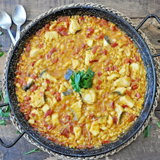 Spanish ¨Arroz Empedrado¨