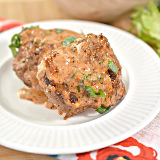 KETO FETA BURGERS