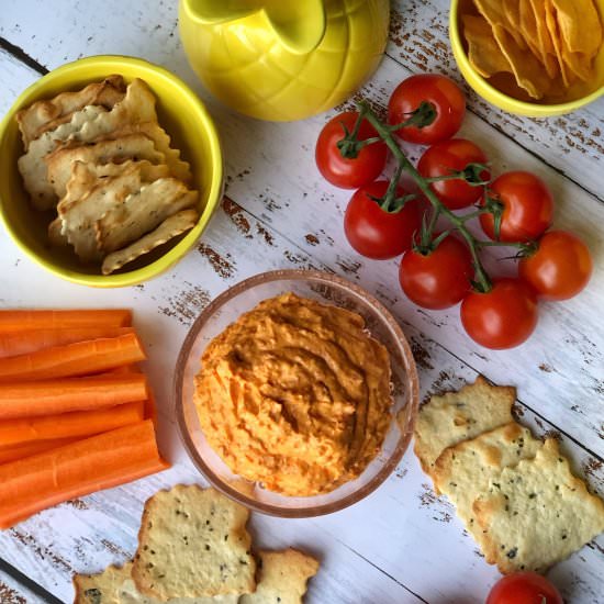 Sweet pepper feta dip