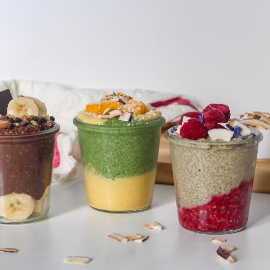 Chia Pudding: Three Ways