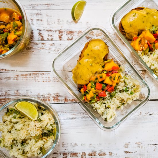 Mango Chicken with Fresh Salsa