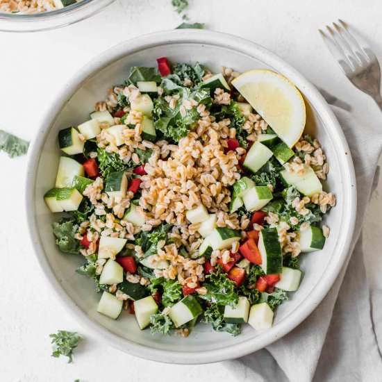 Mediterranean Farro Salad