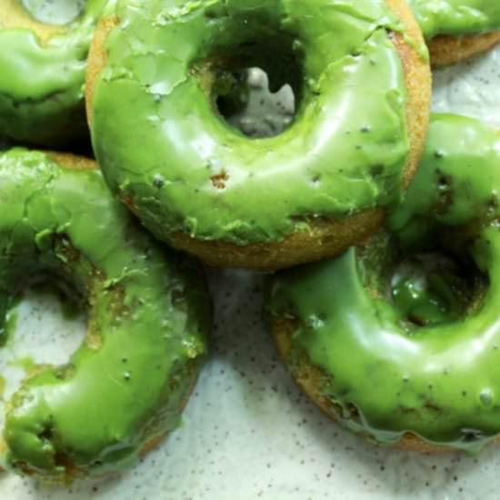 Gluten-Free Matcha Donuts