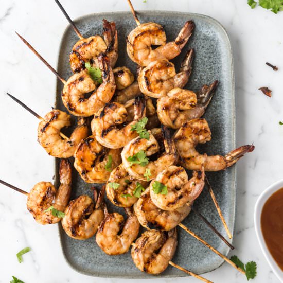 five spice grilled shrimp