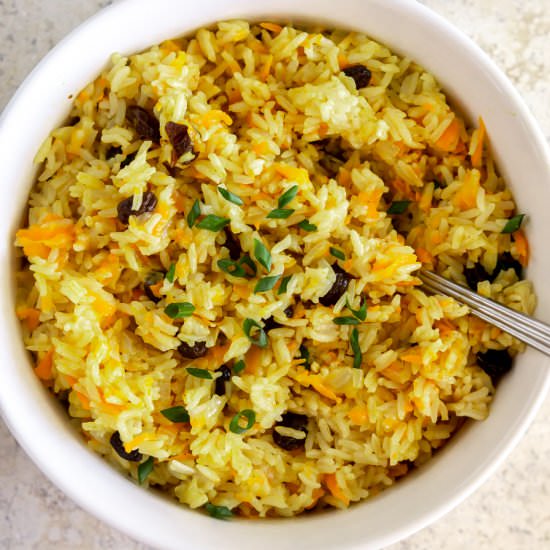 Vegan Instant Pot Rice Pilaf