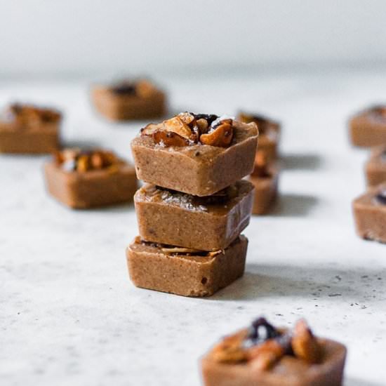 Choco Cherry Almond Butter Fudge