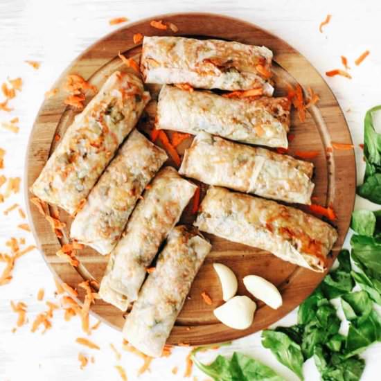 Baked Spring Rolls