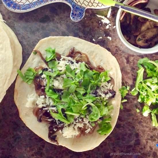Portobello Mushroom Quesadillas