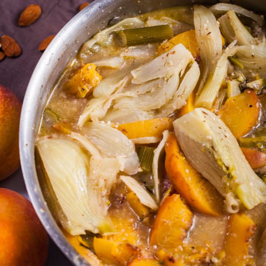 Fennel with Sweet Peaches