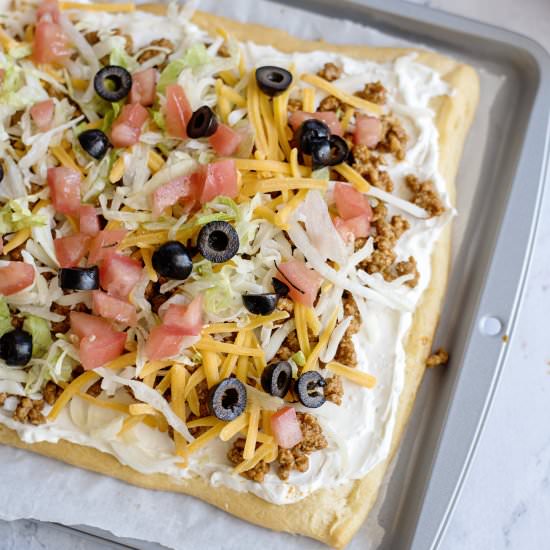 Easy Fiesta Taco Pizza