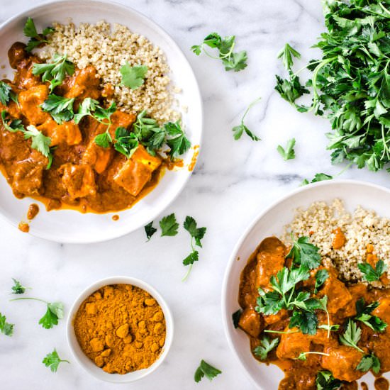 Vegan Butter Spice Tofu (gf)