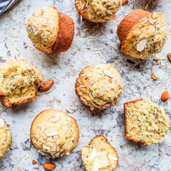 Almond Poppy Seed Muffins