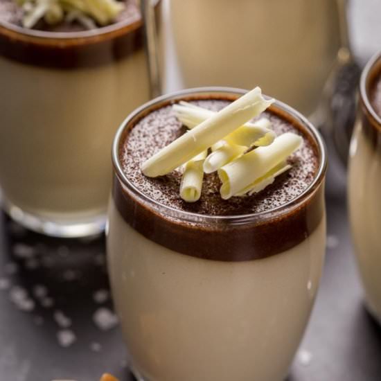 Salted Caramel Coffee Mousse Cups