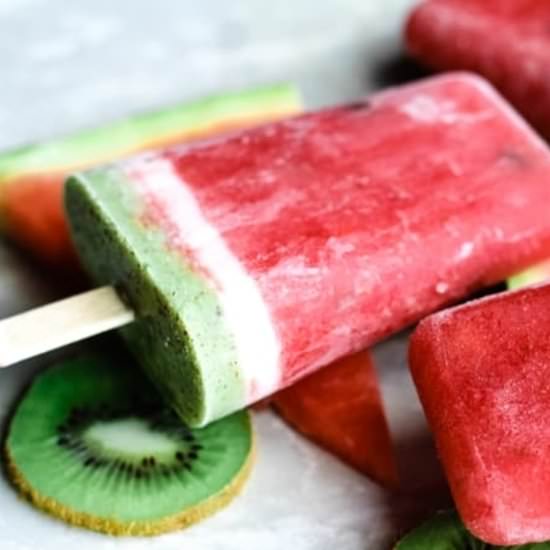 Watermelon Popsicles