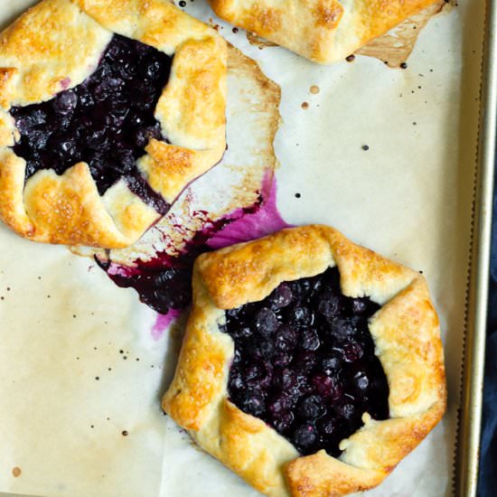 Mini Blueberry Galettes