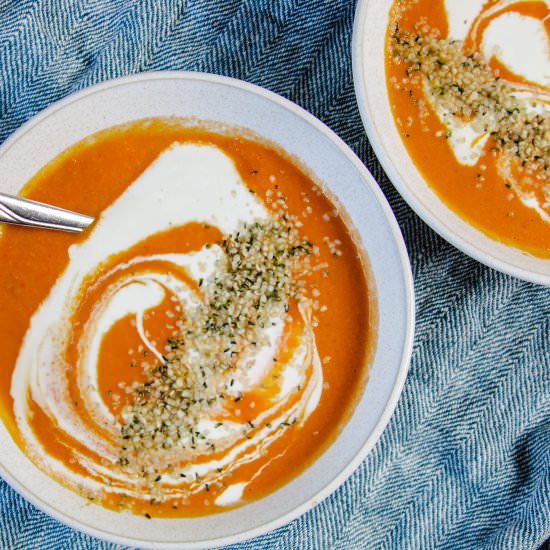 Tomato Coconut Soup