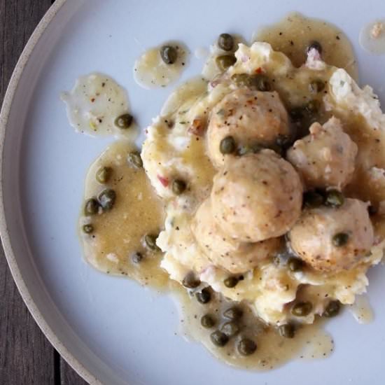 Chicken Piccata Meatballs