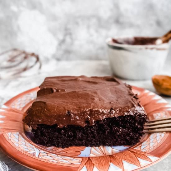 Paleo Single Layer Chocolate Cake