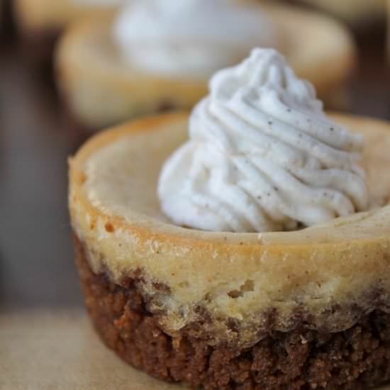 Mini Snickerdoodle Cheesecakes