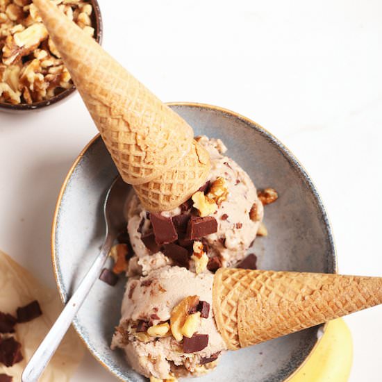 Raw Chunky Monkey Ice Cream
