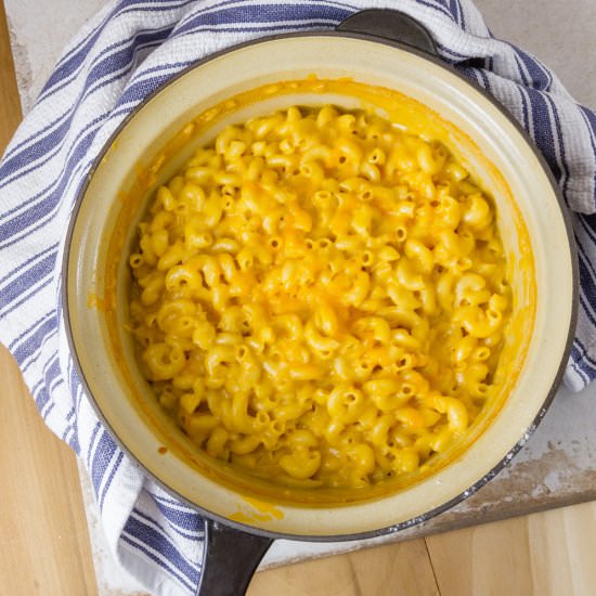 One Dish Oven Baked Mac & Cheese
