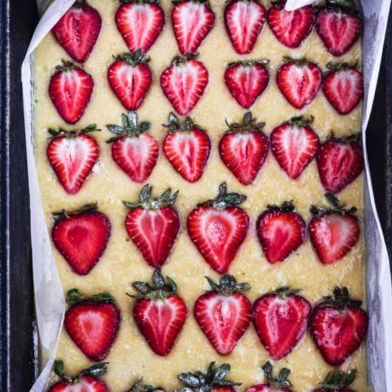 Strawberry Snack Cake