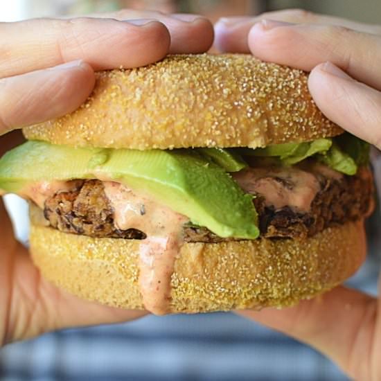 Spicy Black Bean Burger Recipe