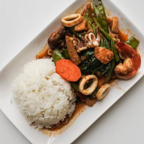 Seafood Nam Prik Pao