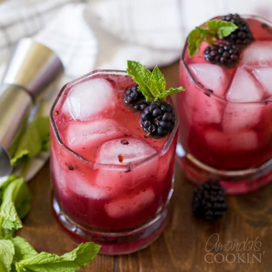 Blackberry Bourbon Lemonade