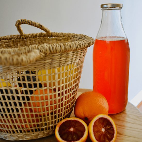 Blood Orange Cordial