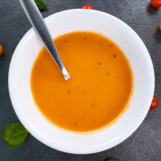 Roasted Tomato Basil Soup