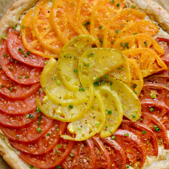 Cheesy Tomato Tart
