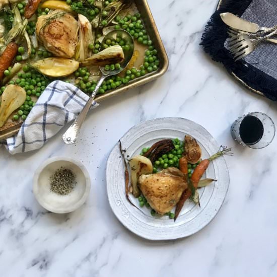 Chicken Tray Bake with Veggies