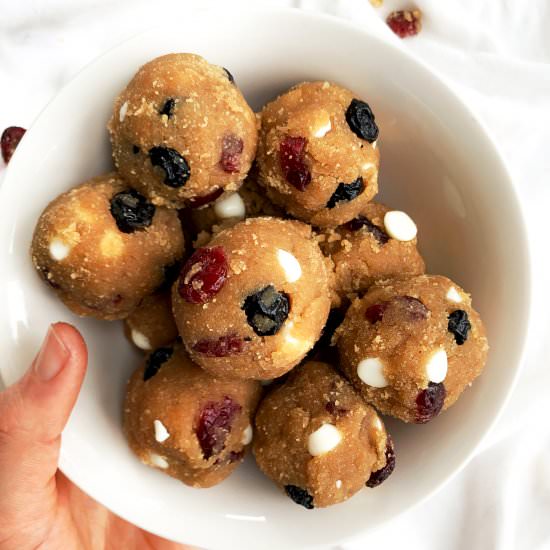No Bake Cookie Dough Balls