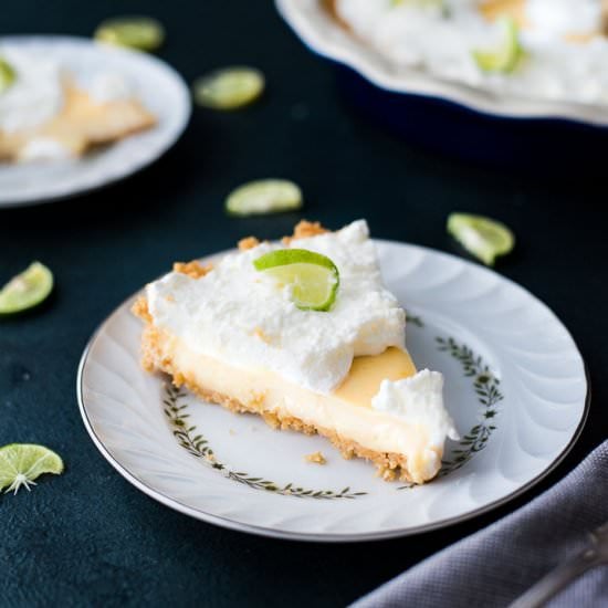 Key Lime Pie with Coconut Cream
