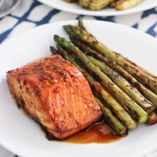 SWEET AND SPICY ORANGE SALMON