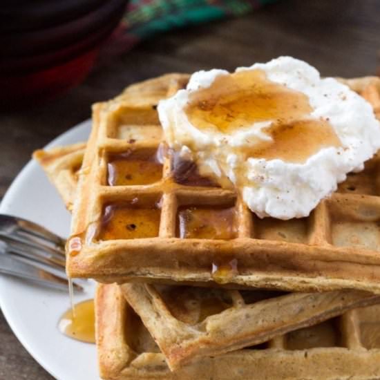 EGGNOG WAFFLES