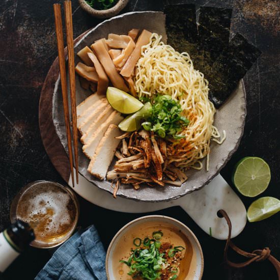 Vegan Tsukemen (Dipping Ramen)