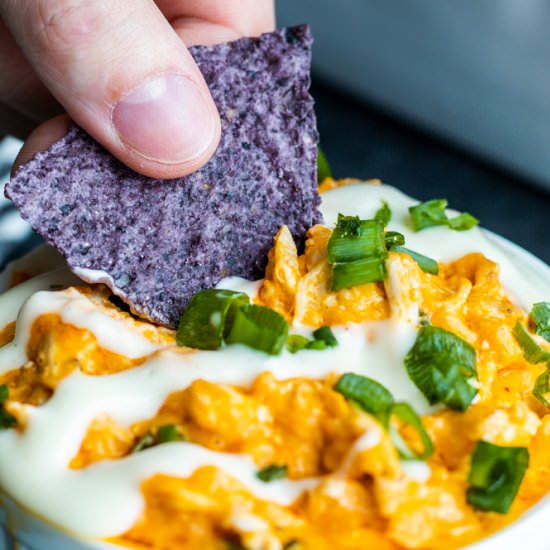 Baked Buffalo Chicken Dip