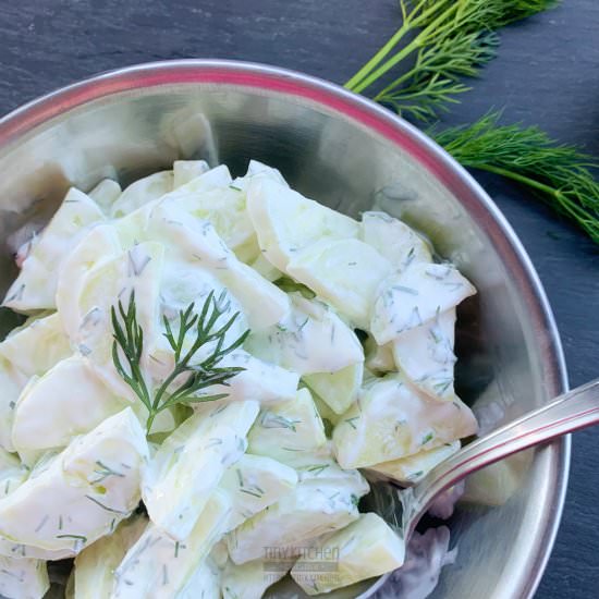 Dill Cucumber Salad