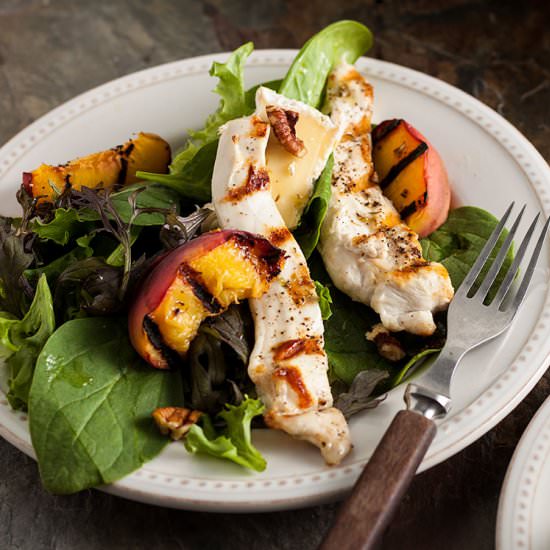 Warm Chicken and Brie Salad