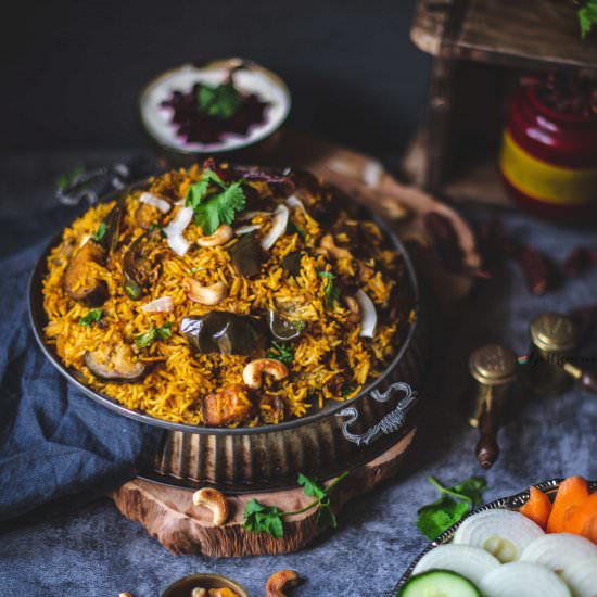 Vangi Bhaat Maharashtrian Style