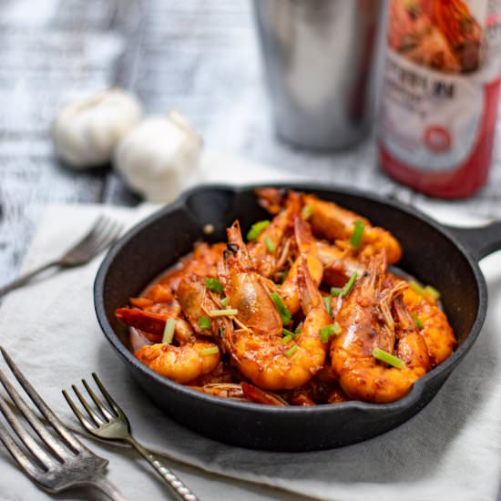 Shrimps in Kimchi Seasoning