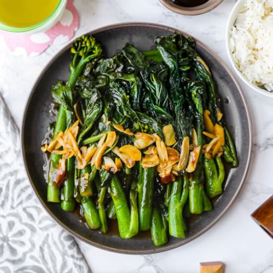 Chinese Broccoli with Garlic Sauce