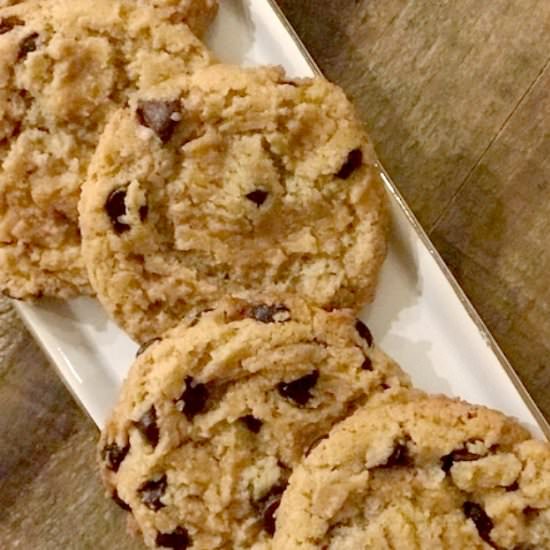 Coconut Oil Chocolate Chip Cookies