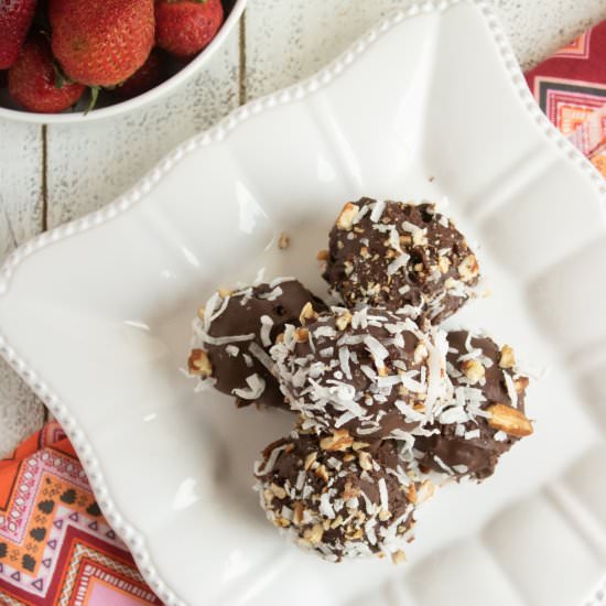 German Chocolate Cake Truffles