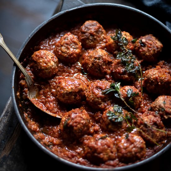 Ottolenghi’s ricotto meatballs