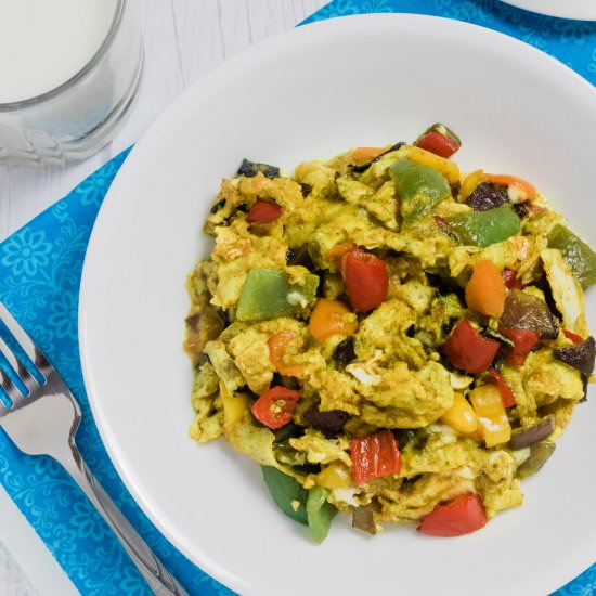 Veggie Scrambled Eggs