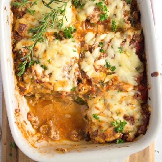 Low-Carb Zucchini Lasagna