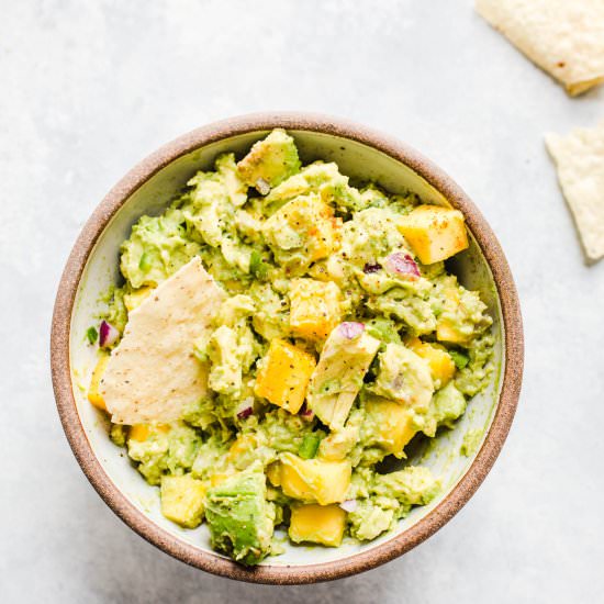 Spicy Mango Guacamole